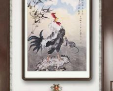 十二生肖系列国画《晨昏共戏》创作谈——以鸡与鼠的意象重构为核心